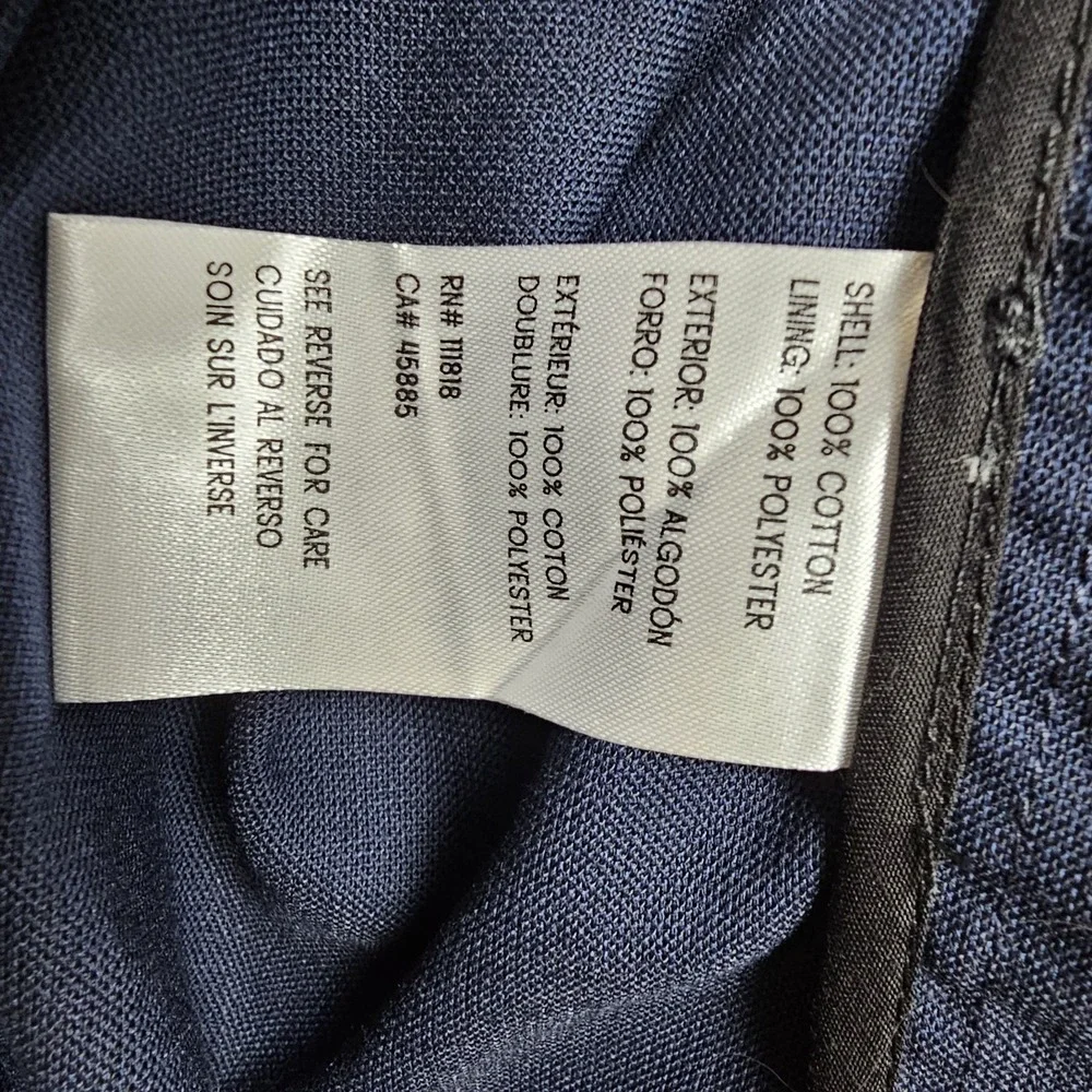 MICHAEL KORS Cotton Blazer Navy Blue Sport‎ Coat 46R